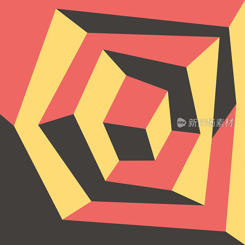 Background abstract and isometric perspective design